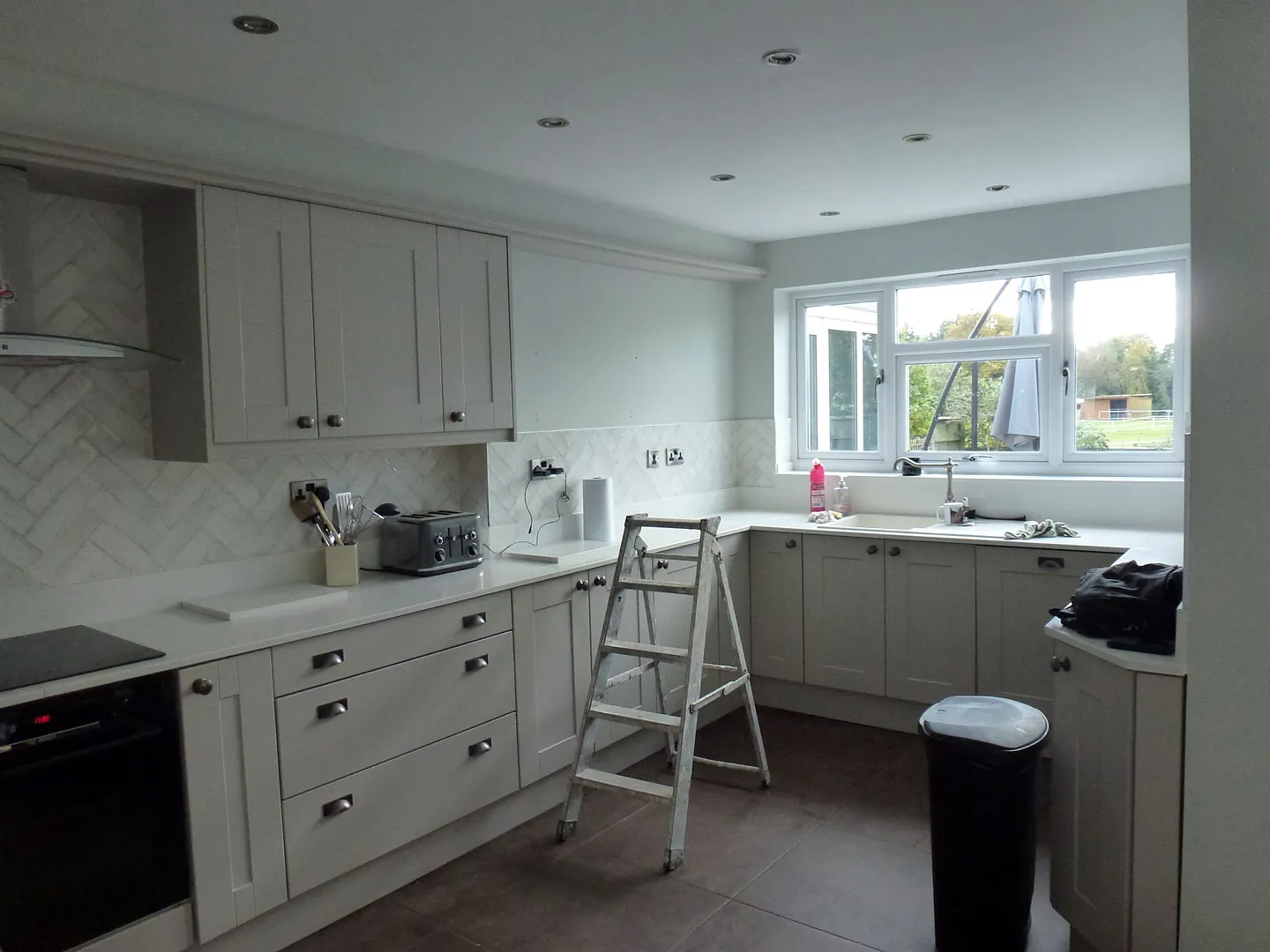 Painted kitchen